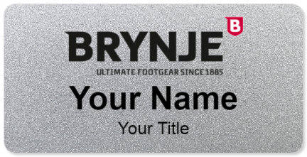 Custom name badges for Brynje Footgear