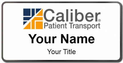 Custom name badges for Caliber Patient Transport