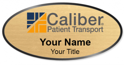 Custom name badges for Caliber Patient Transport