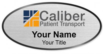 Custom name badges for Caliber Patient Transport