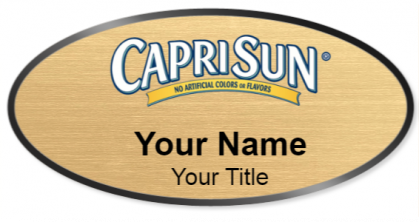 Custom name badges for Caprisun