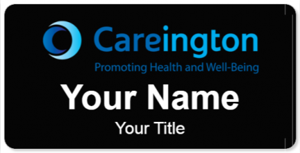 Custom name badges for Careington