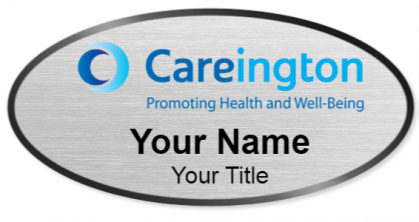 Custom name badges for Careington