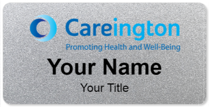Custom name badges for Careington