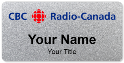 Custom name badges for CBC Radio Canada