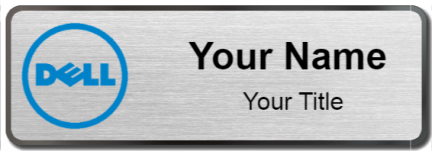 Custom name badges for Dell