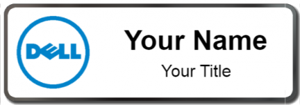 Custom name badges for Dell