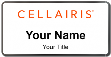 Custom name badges for Cellairis