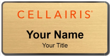 Custom name badges for Cellairis