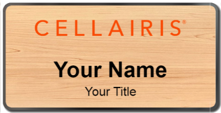 Custom name badges for Cellairis