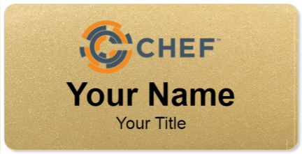 Custom name badges for CHEF