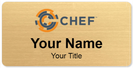 Custom name badges for CHEF