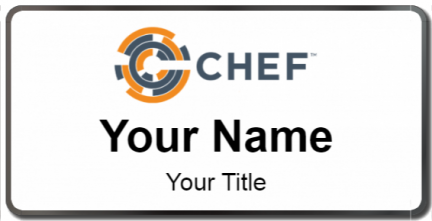 Custom name badges for CHEF