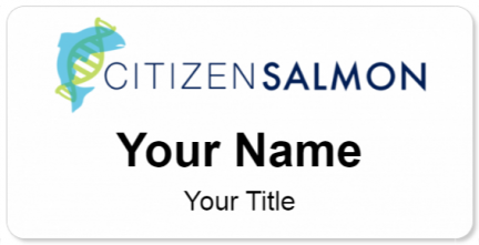 Custom name badges for Citizen Salmon