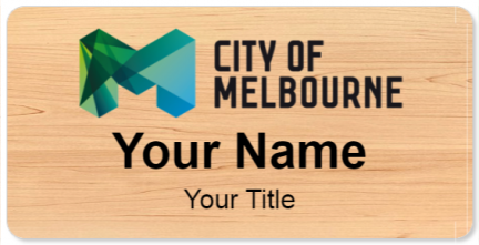 Custom name badges for City of Melbourne