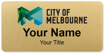 Custom name badges for City of Melbourne