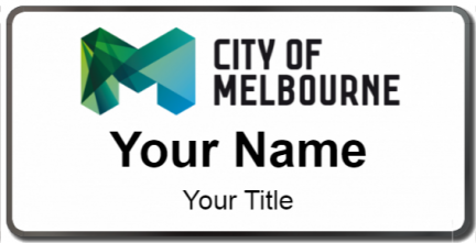 Custom name badges for City of Melbourne
