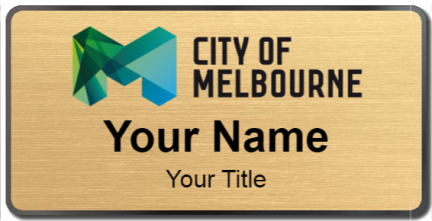 Custom name badges for City of Melbourne