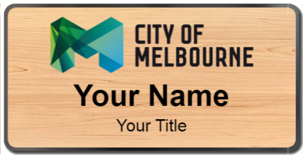 Custom name badges for City of Melbourne