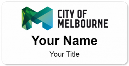 Custom name badges for City of Melbourne