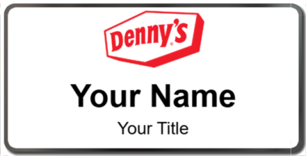 Custom name badges for Dennys