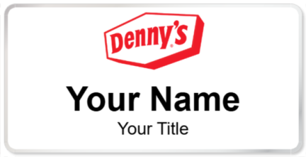 Custom name badges for Dennys