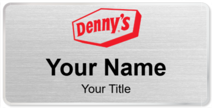 Custom name badges for Dennys