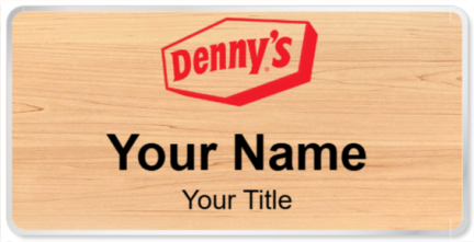 Custom name badges for Dennys