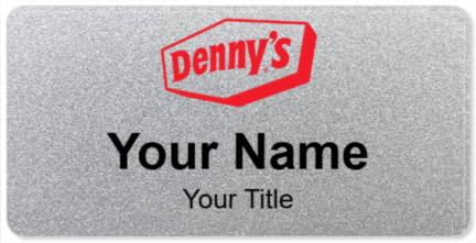 Custom name badges for Dennys