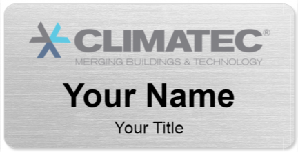 Custom name badges for Climatec