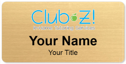 Custom name badges for Blub Z In Home Tutoring