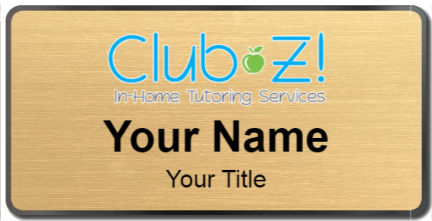 Custom name badges for Blub Z In Home Tutoring