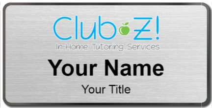 Custom name badges for Blub Z In Home Tutoring