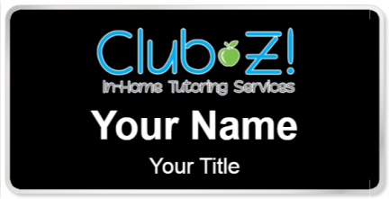 Custom name badges for Blub Z In Home Tutoring