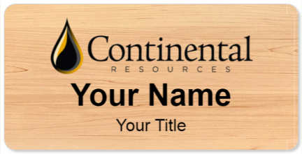 Custom name badges for Continental Resources