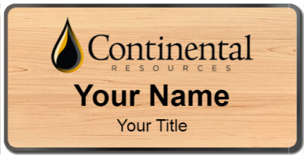 Custom name badges for Continental Resources