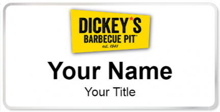 Custom name badges for Dickeys BBQ