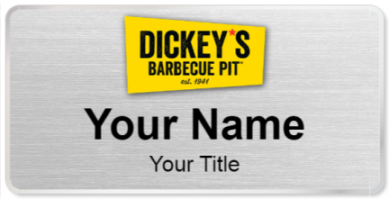 Custom name badges for Dickeys BBQ