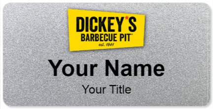 Custom name badges for Dickeys BBQ