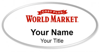 Custom name badges for Cost Plus World Market