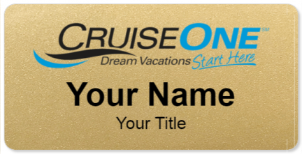 Custom name badges for CruiseOne