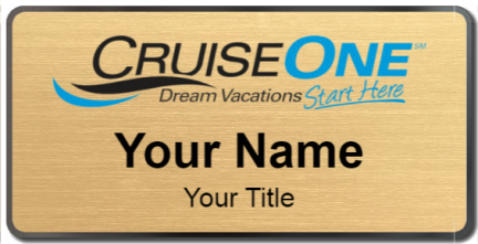 Custom name badges for CruiseOne