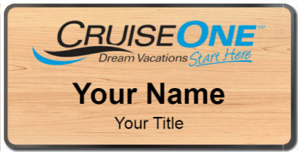 Custom name badges for CruiseOne