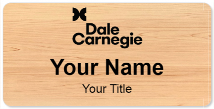 Custom name badges for Dale Carnegie Training