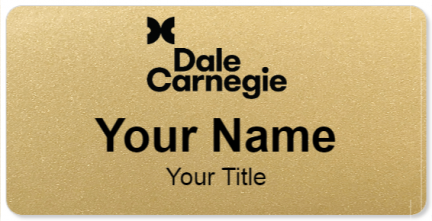 Custom name badges for Dale Carnegie Training