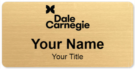Custom name badges for Dale Carnegie Training