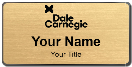 Custom name badges for Dale Carnegie Training