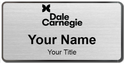 Custom name badges for Dale Carnegie Training