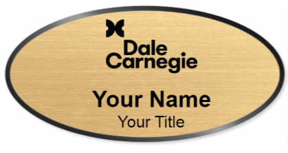 Custom name badges for Dale Carnegie Training