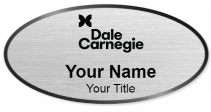Custom name badges for Dale Carnegie Training